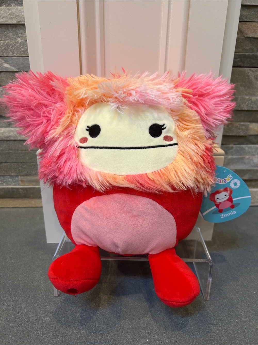 New Squishmallows Zinnia the Bigfoot Plush 8 in - First to Market NWT Exclusive